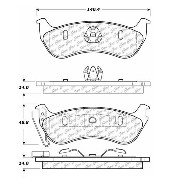 Centric Parts Cht, 103.09640 103.09640